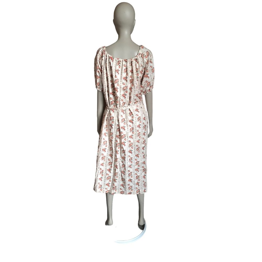 NWT A Loves A Pink Flower Short Sleeve Dress - Picture 4 of 5
